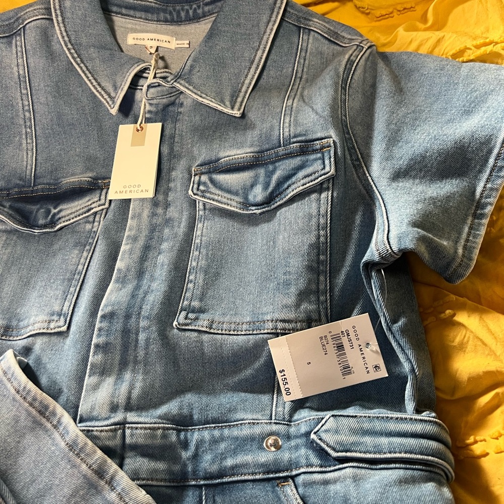 Good American Jean Jumpsuit